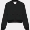 Found S02 Gabrielle Walsh Black Bomber Jacket