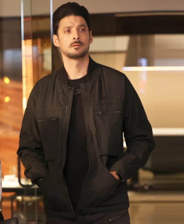 Found S02 Karan Oberoi Black Bomber Jacket