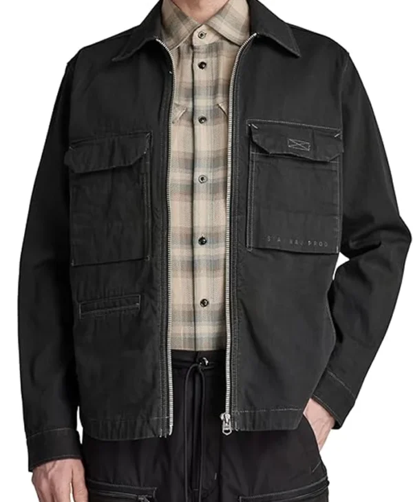 Found S02 Karan Oberoi Black Cotton Jacket