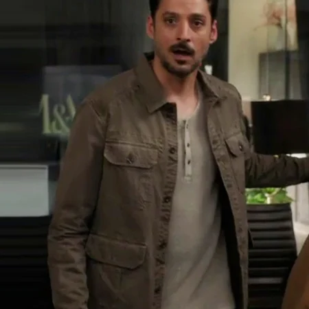 Found S02 Karan Oberoi Brown Cotton Jacket