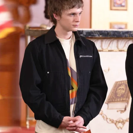 Found S02 Parker Queenan Black Denim Jacket