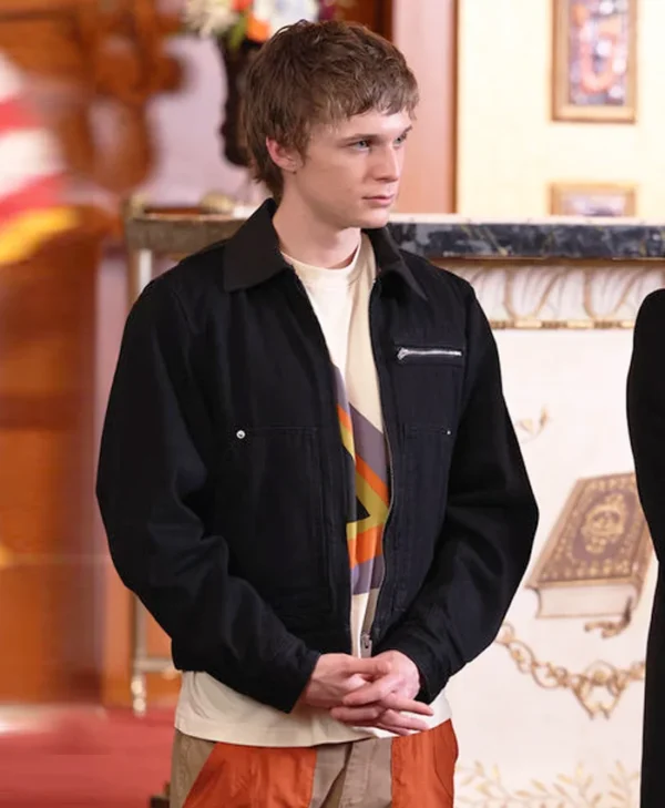 Found S02 Parker Queenan Black Denim Jacket