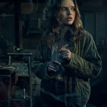 Frannie Goldsmith The Stand Olive Green Quilted Jacket