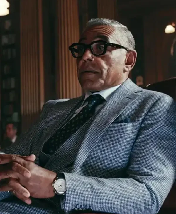 Giancarlo Esposito The Gentlemen 2024 Grey Blazer