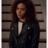 Ginny Miller Ginny And Georgia S02 Cropped Leather Jacket sale webp