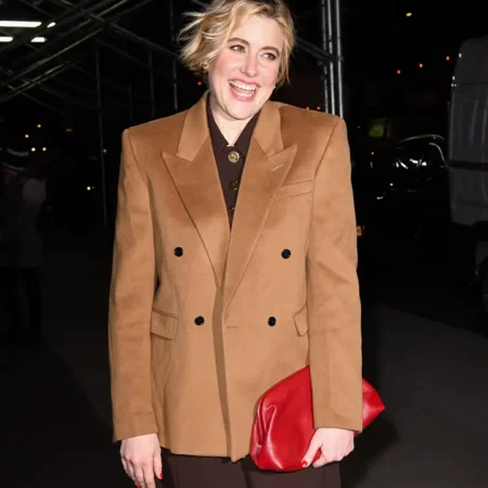 Greta Gerwig The Boys in the Boat 2023 Premier Blazer