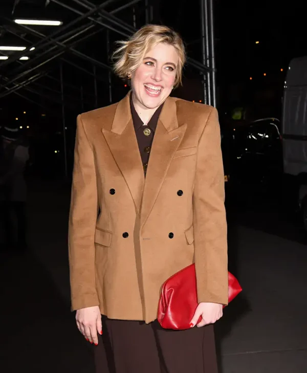 Greta Gerwig The Boys in the Boat 2023 Premier Blazer