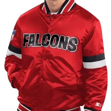 Gridiron Classics Home Game Atlanta Falcons Satin Jacket webp
