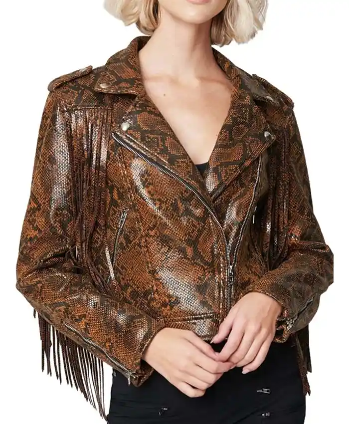 Hannah Snake Leather Jacket Main webp Hannah Snake Leather Jacket Main webp