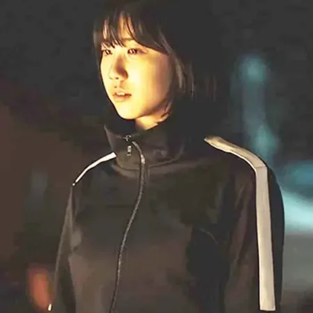 Hellbound Jin Hee Jeong Black Cotton Track Jacket