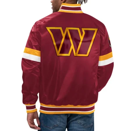 Home Game Washington Commanders Jacket back webp