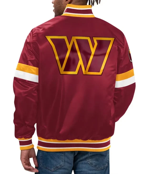 Home Game Washington Commanders Jacket back webp