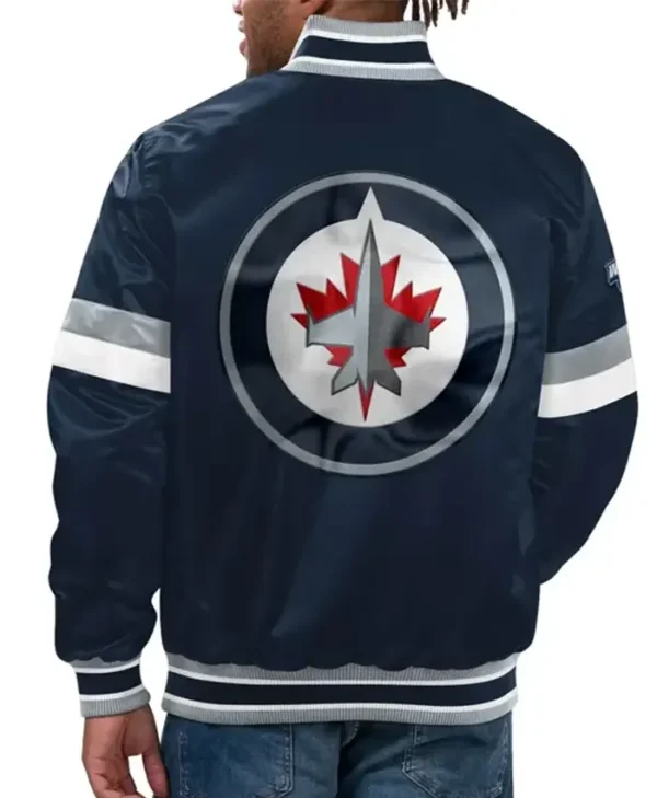 Home Game Winnipeg Jets Satin Jacket webp