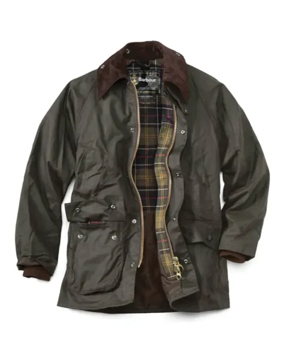 I Hate Suzie Billie Piper S01 Green Waxed Plaid Lined Coat