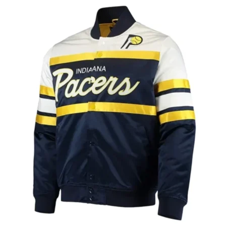 Indiana Pacers Special Script Varsity Jacket webp