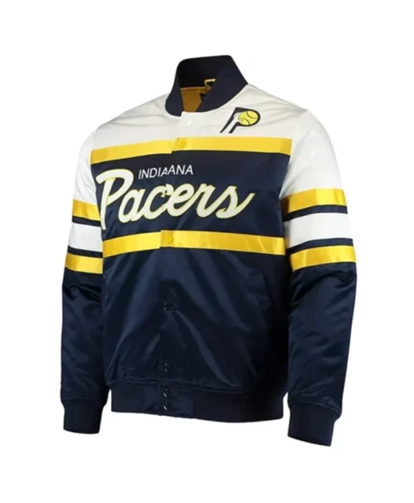 Indiana Pacers Special Script Varsity Jacket webp