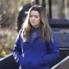 Jade Pettyjohn Big Sky Grace Blue Cotton Jacket Front