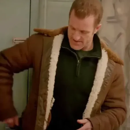 Jason Grant Alert Missing Persons Unit S02 Shearling Jacket