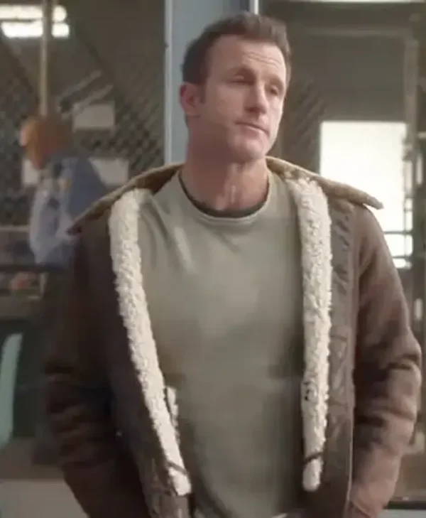 Jason Grant Alert Missing Persons Unit S02 Shearling Jacket For Sale