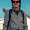 Joe Keery Stranger Things Satin Zip Up Bomber Jacket webp