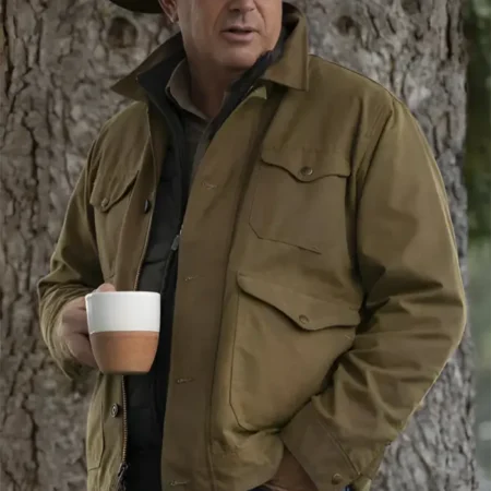 John Dutton Yellowstone S02 Kevin Costner Brown Jacket