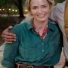 Jungle Cruise Lily Houghton Green Jacket Front