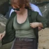 Jurassic World 3 Claire Dearing Notched Collar Green Jacket