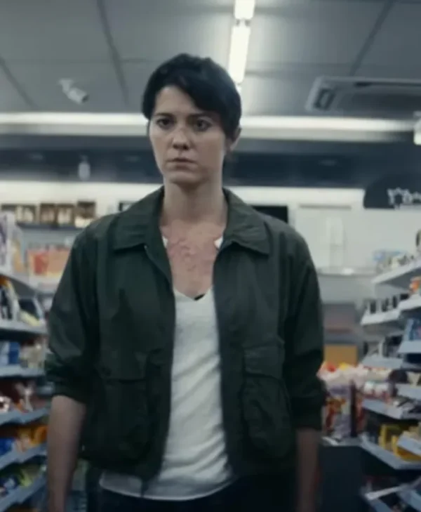 Kate Mary Elizabeth Winstead Military Green Jacket