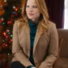 Katie Leclerc A Very Vermont Christmas 2024 Brown Blazer