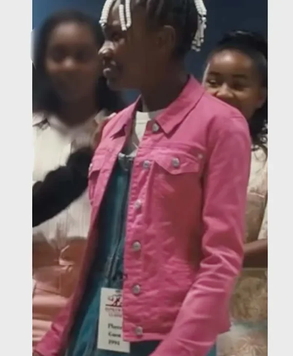 King Richard Saniyya Sidney Shirt Style Pink Jacket