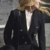 Kristin Mafia Mamma 2023 Black Coat Front