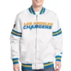 LA Chargers Scout Varsity Satin Jacket webp