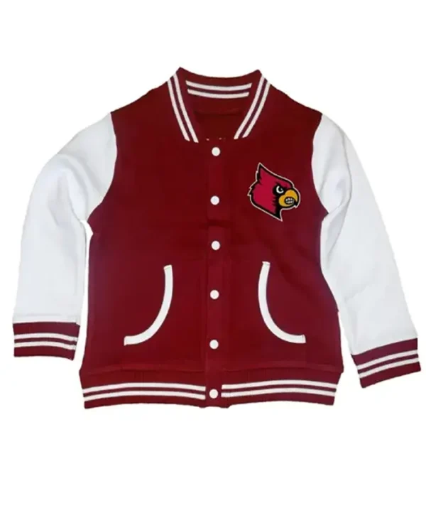 Louisville Cardinals Red Varsity Jacket webp