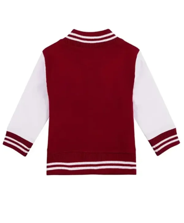 Louisville Cardinals Red Wool Varsity Jacket webp