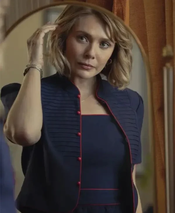 Love and Death Elizabeth Olsen Cropped Jacket