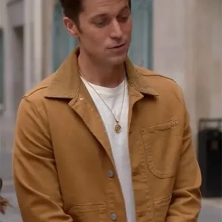Lucas Bravo Emily In Paris Gabriel S02 Brown Jacket webp