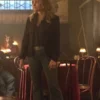 Madchen Amick Riverdale Black Wool Jacket Front
