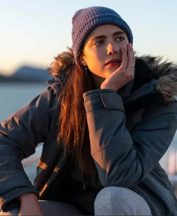 Maid 2021 Alex Grey Cotton Parka Jacket closeup
