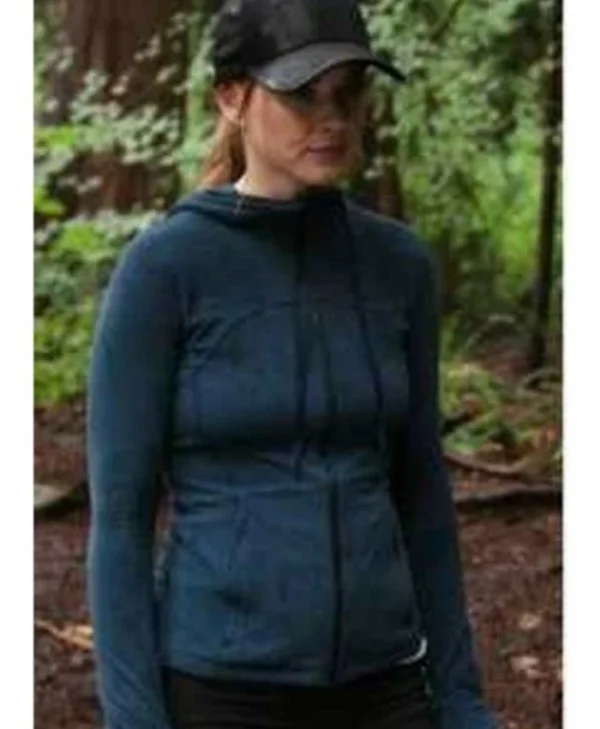Melinda Monroe Virgin River Season 02 Blue Hooded Jacket