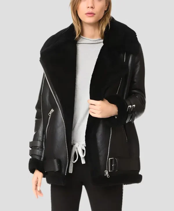 Mia Womens Shearling Leather Jacket 1 webp
