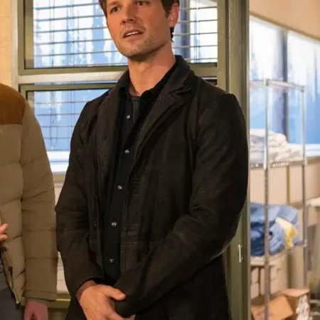 Michael Cassidy Resident Alien Black Blazer Jacket webp