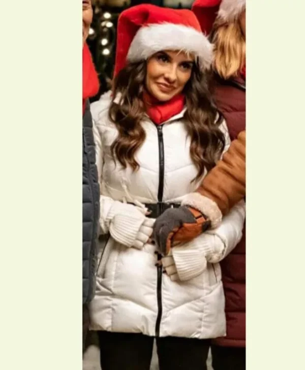Mikaela Hoover Love Hard White Jacket