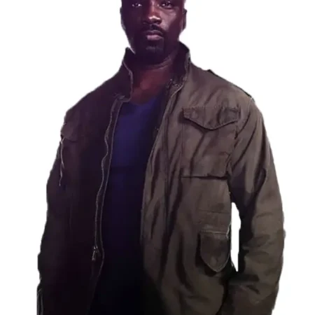 Mike Colter Jessica Jones Brown Field Jacket