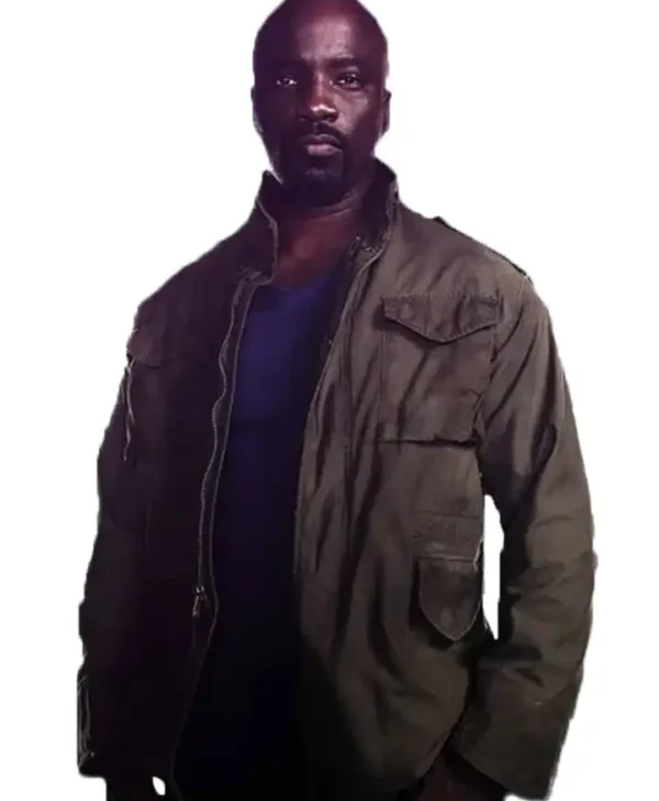 Mike Colter Jessica Jones Brown Field Jacket
