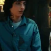 Mike Wheeler Stranger Things Green and Blue Jacket webp