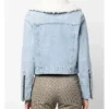 Millie Gibson Doctor Who Denim Sherpa Jacket Back webp