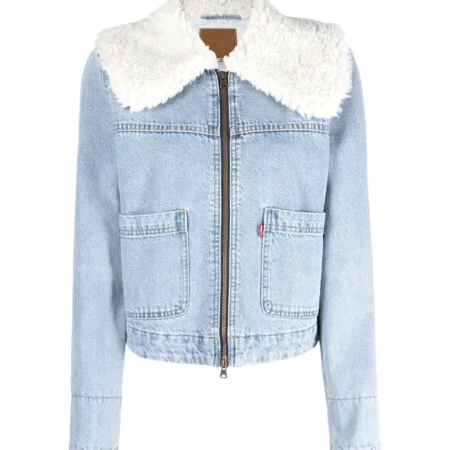 Millie Gibson Doctor Who Denim Sherpa Jacket Two webp