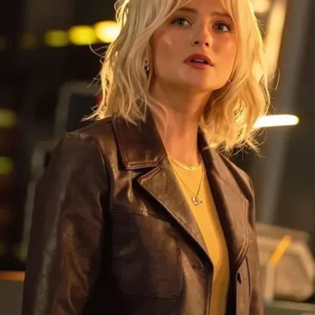 Millie Gibson Doctor Who S02 Brown Blazer webp