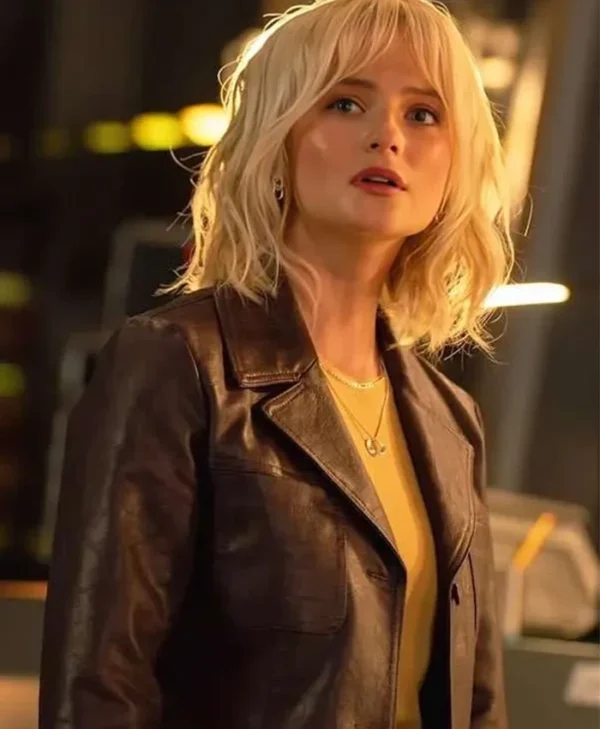 Millie Gibson Doctor Who S02 Brown Blazer webp
