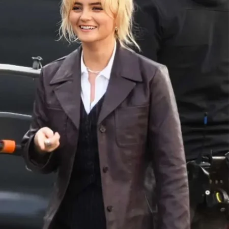 Millie Gibson Doctor Who S02 Brown Blazer For Sale webp